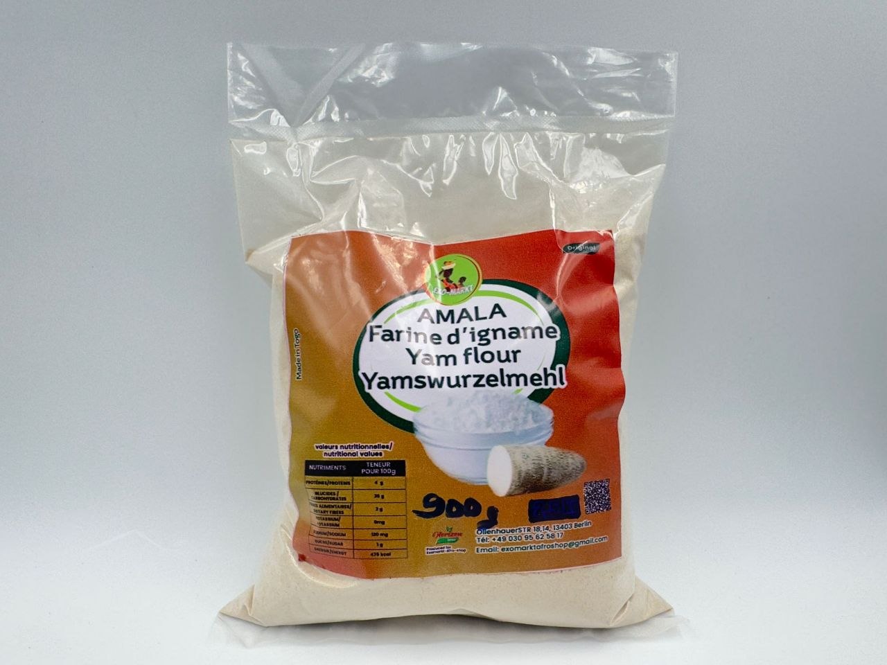 Amala Yam Flour (Yamswurzelmehl) (900g)